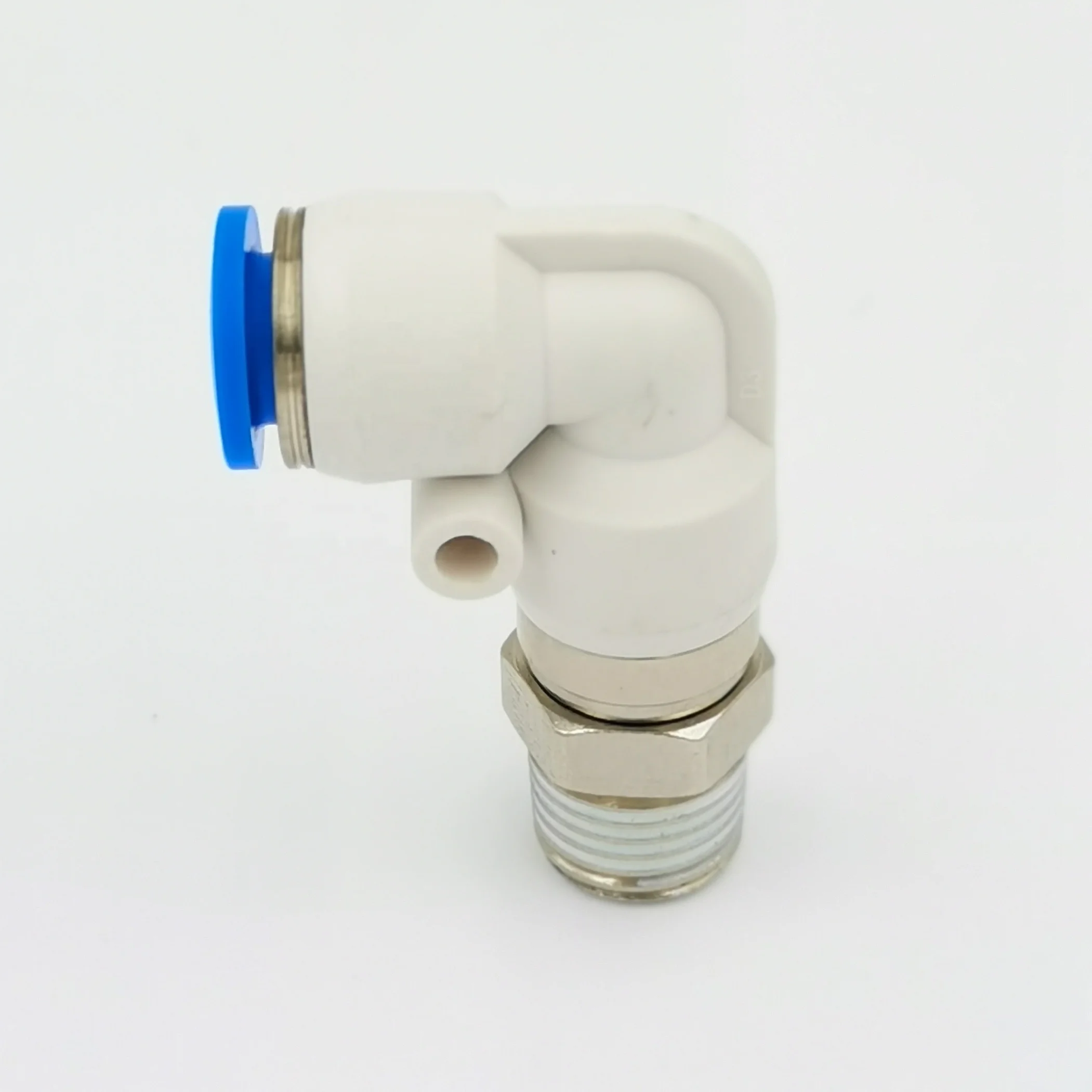 NRL10-02 360 High speed rotation elbow quick connect copper thread straight air fittings one touch pneumatic fittings