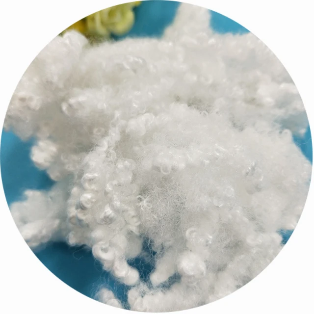 Переработанное Полиэфирное штапельное силиконизированное волокно 100% hcs psf 15d 64