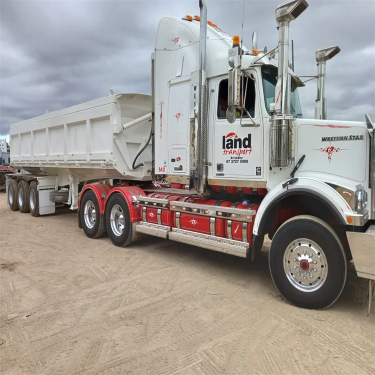 BERKLEY Australia Region Selling 35tons Side Tipper 50 Degree Tilting Dumper Trailer Wheat Side Dump Semi Trailer With PVC Tarp