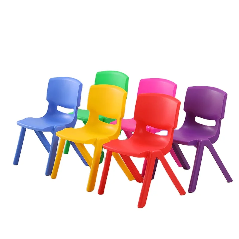 High Quality Stackable Plastic Children Party Chairs Factory Directly Colorful Kindergarten Kids Chairs for Events (1600603316194)