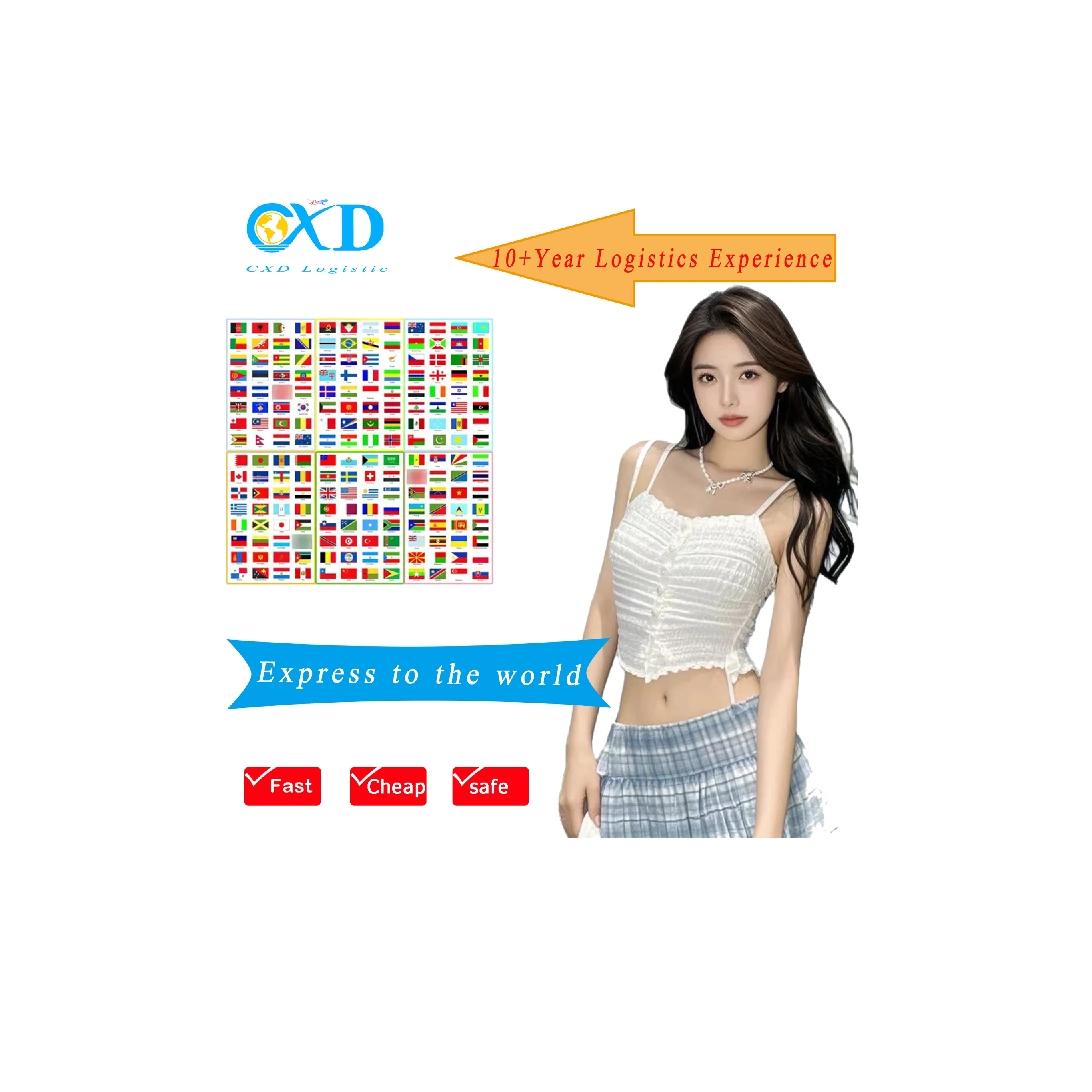 Fba Ddp Logistics Rate DHL Express Sea Air Shipping Agent Freight Forwarder From China To USA UK CANADA Spain France Australia