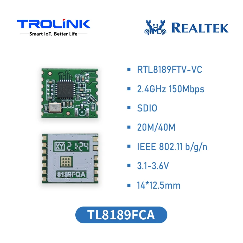 Sufficient Supply RTL8189FTV-VC 2.4G WiFi Module for Android /Linux/ Win CE /iOS /XP/WIN7