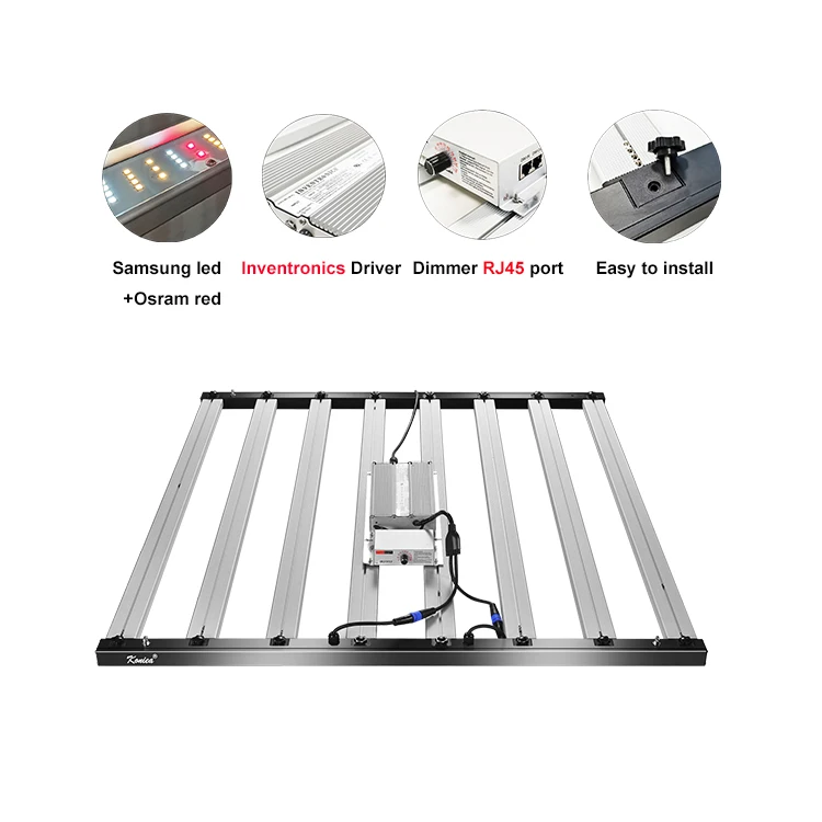 Thailand Newest Series Dropshipping On Sale 8x8 Agriculture Hydro Folded 720w 850w 1100w Uv Led Grow Light