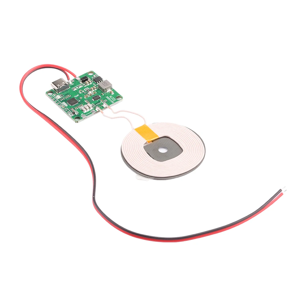 Модуль передатчика беспроводной зарядки DIYMORE высокомощный тип-C 0-8 мм 0-10 20