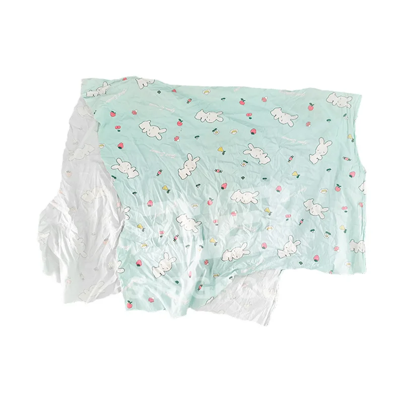 IMPA NO.232910 Recycled 10kg 100% COTTON RECLAIMED RAGS 25 LB BOX MIXED COLOR RAGS Cotton sheeting rags wipes