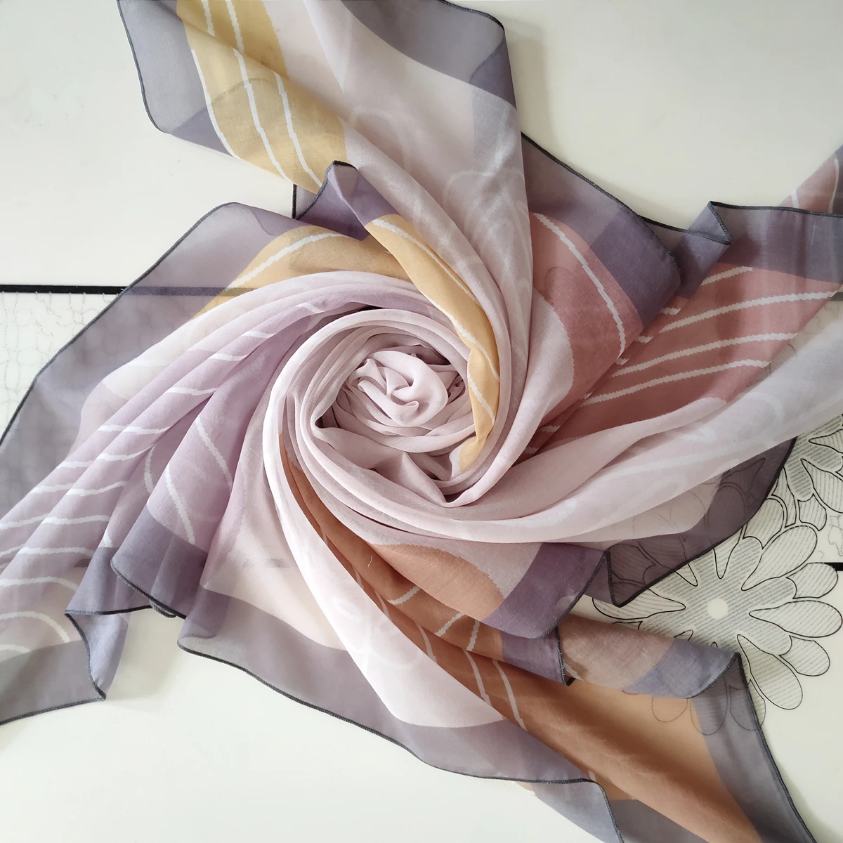 custom digital printing tudung bawal bidang 45 muslim women cotton voile square scarf ready stock