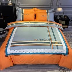 2021 new style hot-selling modern style bed pure cotton bed skirt four-piece bedding