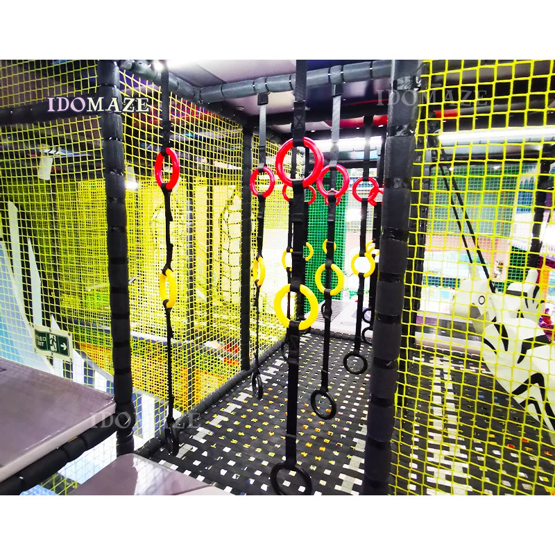 IDO MAZE Trending Indoor Ninja Playground Zip Line Indoor Urban Air Adventure Parks