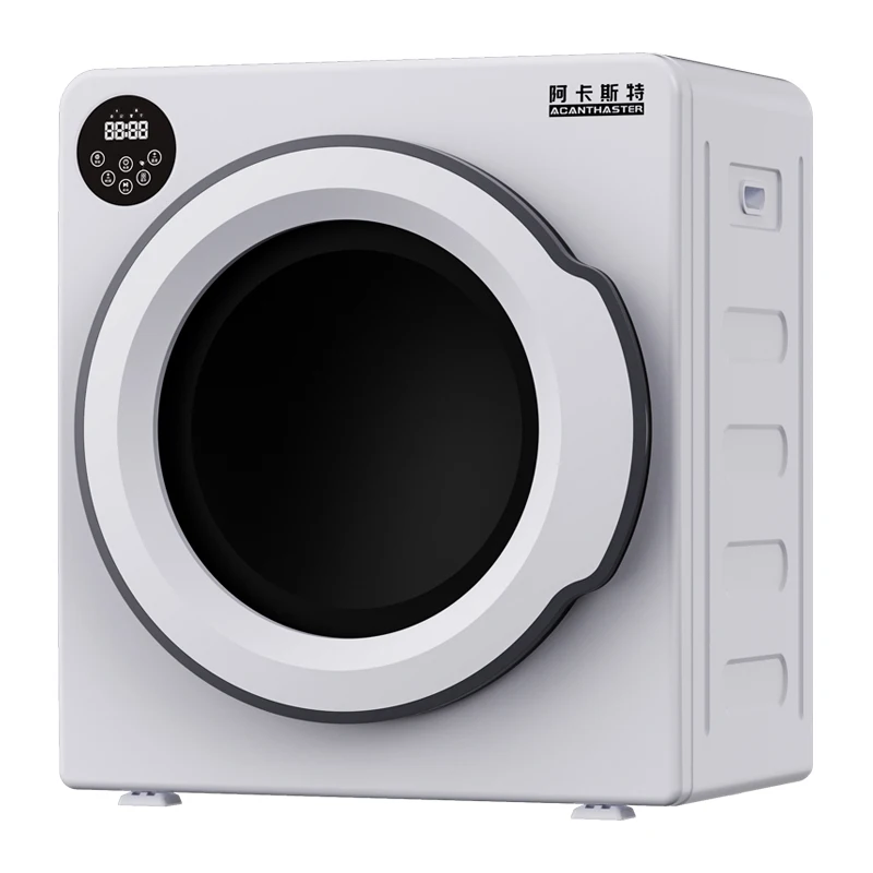 8KG Laundry Household Clothes Dryer Stainless steel drum tumble dryer Electric Control Panel Air vented pasteurization