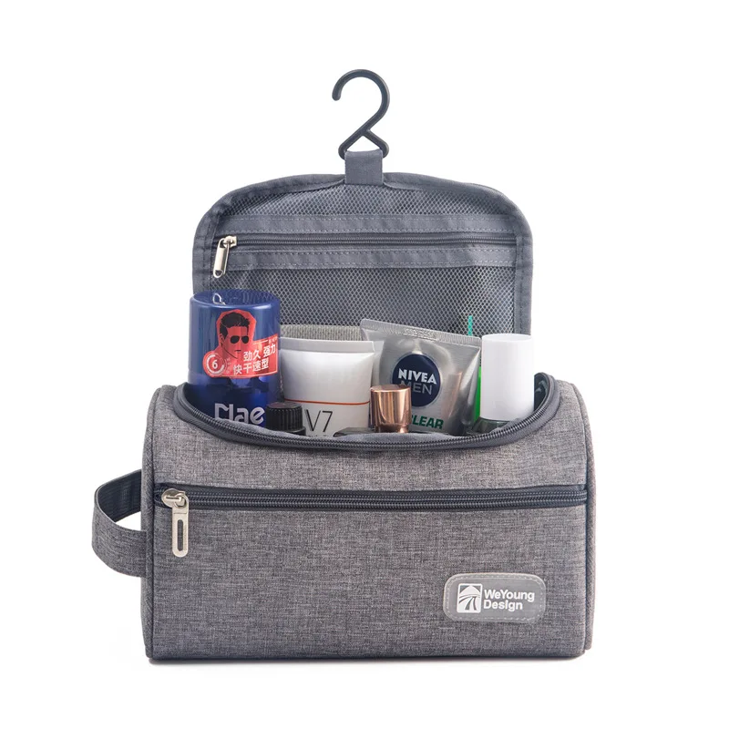 
WEYOUNG Women Hanging Toiletry Travel Bag,custom Toiletry Bag Waterproof Hanging Travel Toiletry Bag Nylon OEM Logo Fashion 3pcs 