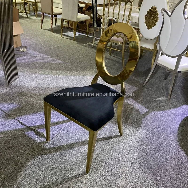 Оптовая продажа золотистых банкетных столов и стульев из нержавеющей стали для торжеств и свадеб