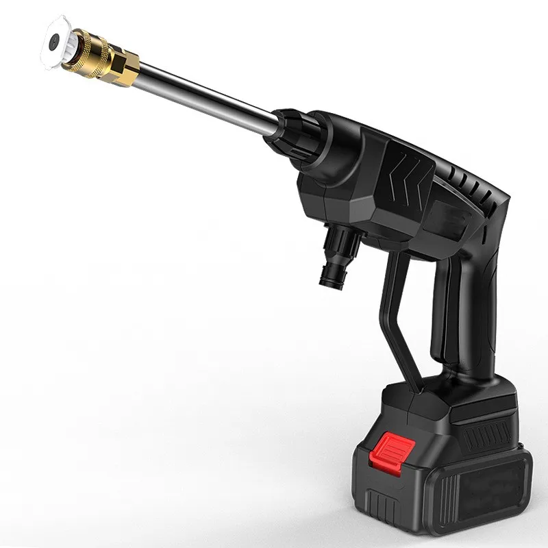 15000mAh Rechargeable 2 Battery Car Wash Water Spray Wireless High Pressure Portable Car Wash Gun With Tool Box