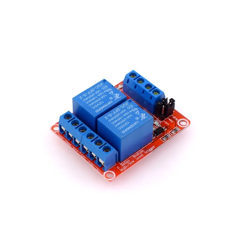 #279B DC AC 2-way relay module 12v Expansion board module electronic relay module 5V high and low level touch