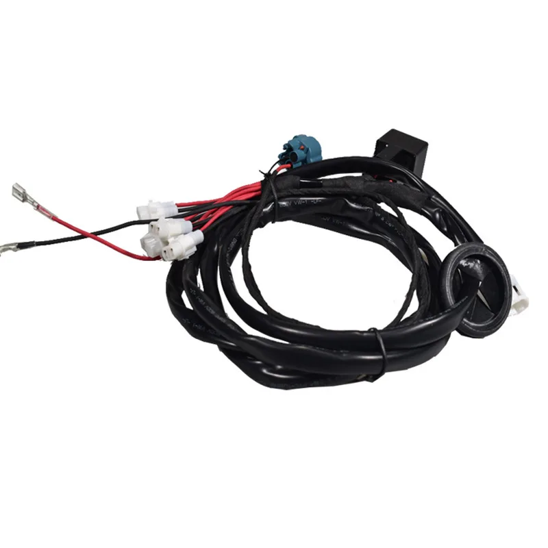 Car connection wire harness for auto headlight power connection energy storage motorcycle LED light flash