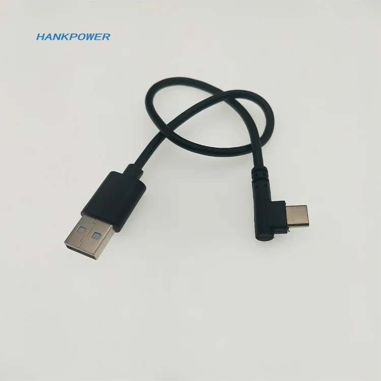 Прямоугольный разъем (под углом 90 градусов) USB-C кабель быстрой зарядки USB Type C для и передачи