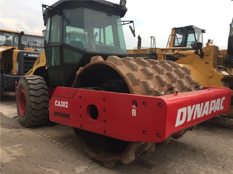 Used second hand Construction Machinery vibratory compactor road roller dynapac ca302d road roller machinery with good condition