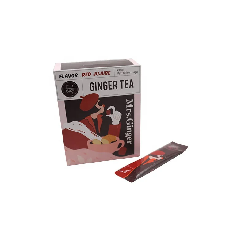 fresh red jujube ginger tea bag benefits professional solid drinking beverage