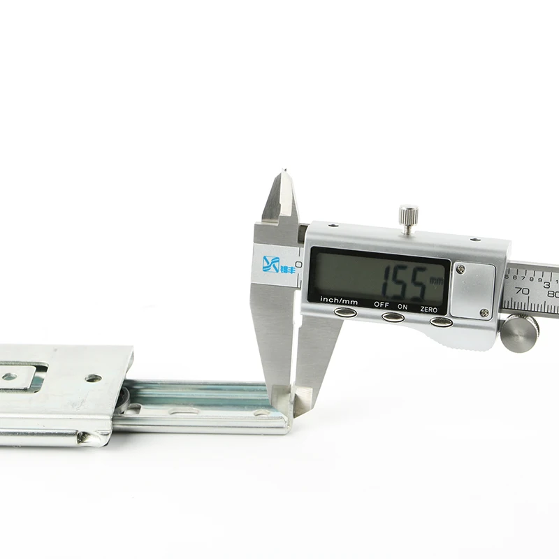 50mm high linear guide Slide Telescopic Shelf Channel cold rolled steel Ball Bearing Drawer Slide