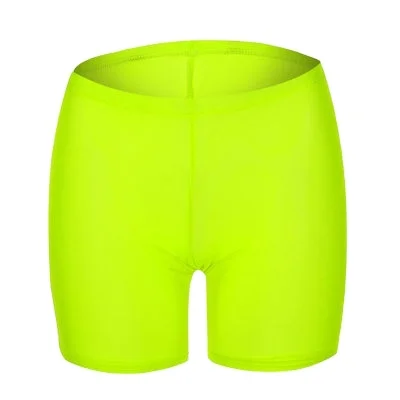 New High Waist Women Sexy Neon Green Pink Perspective Mesh Sheer Swim Shorts Bikini Bottom Cover Up Solid Beachwear