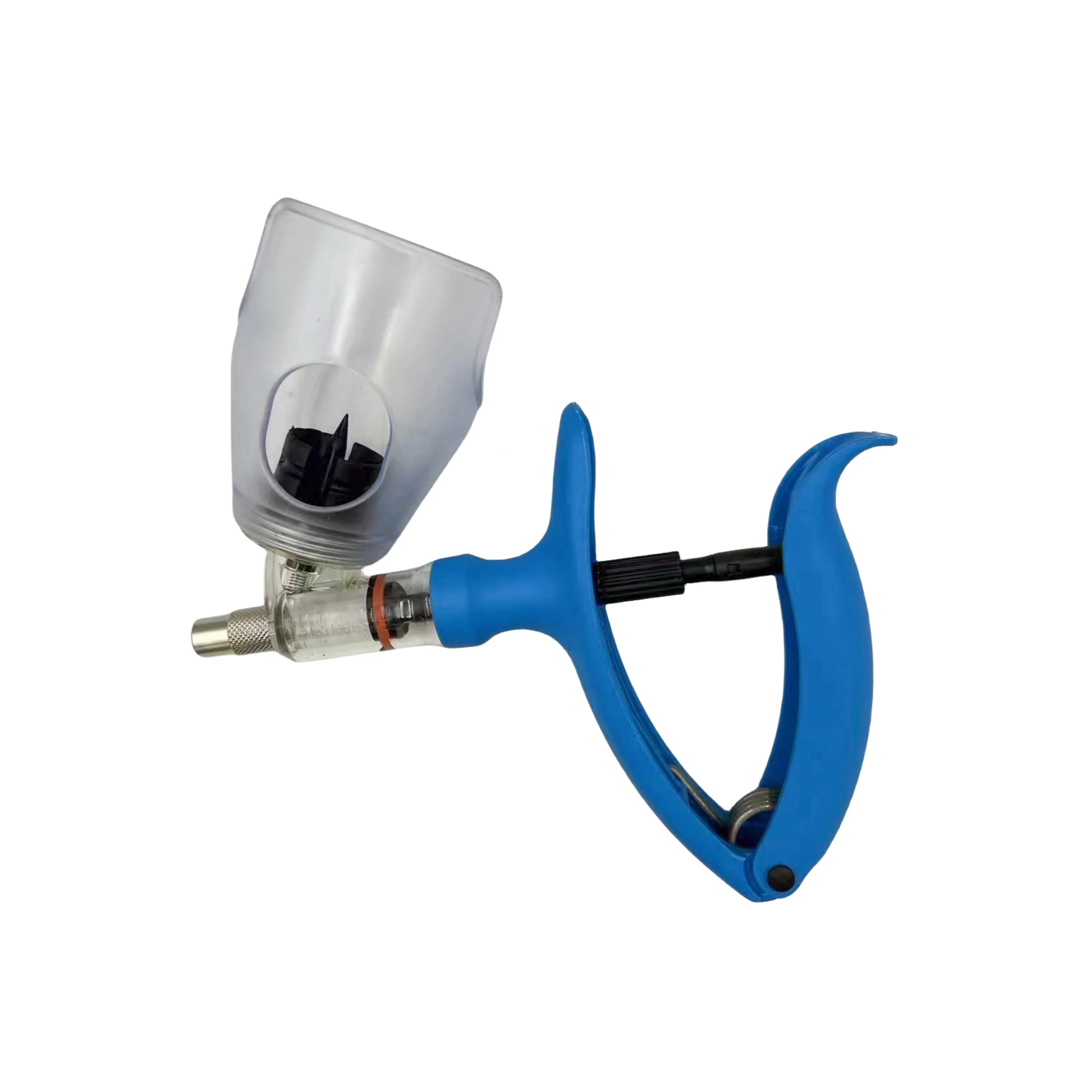 1ml 2ml 5ml Adjustable Animal Livestock Pet Continuous Injection Veterinary Bottle Top Syringe Automatic Poultry Vaccine