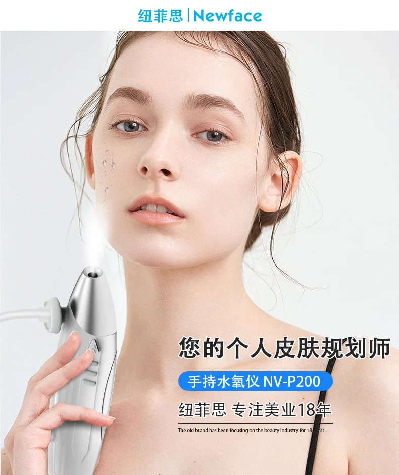 Handheld water oxygen meter nano spray water meter handheld charging home beauty hydrating equipment weschoen import instrument