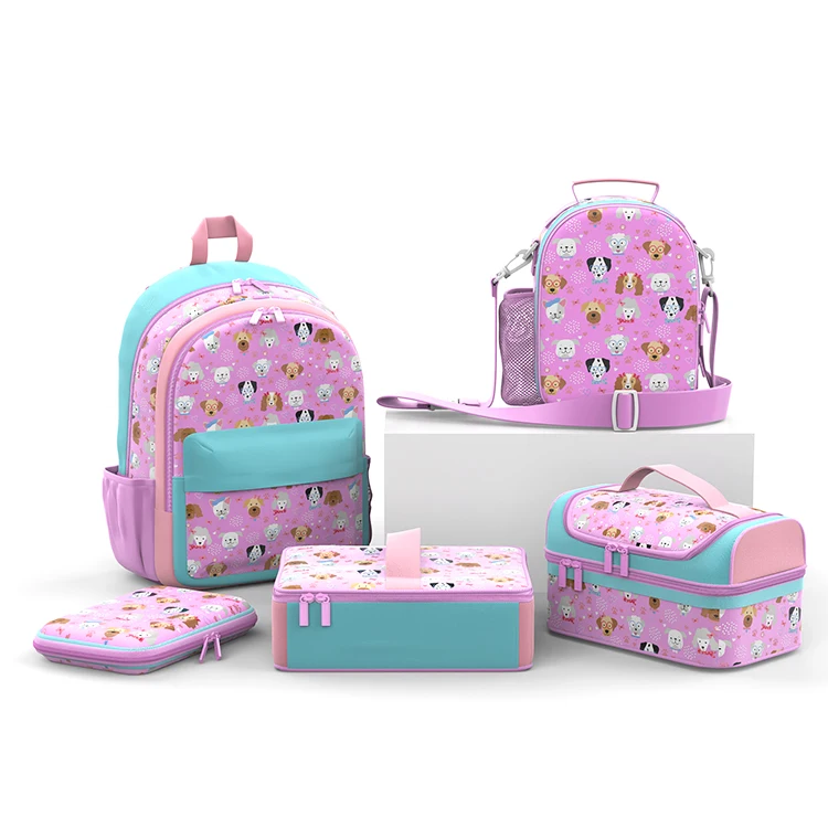 Smiggle Backpack School Supplies Custom Pen Bag School Bag And Lunch Bag Set For Kids