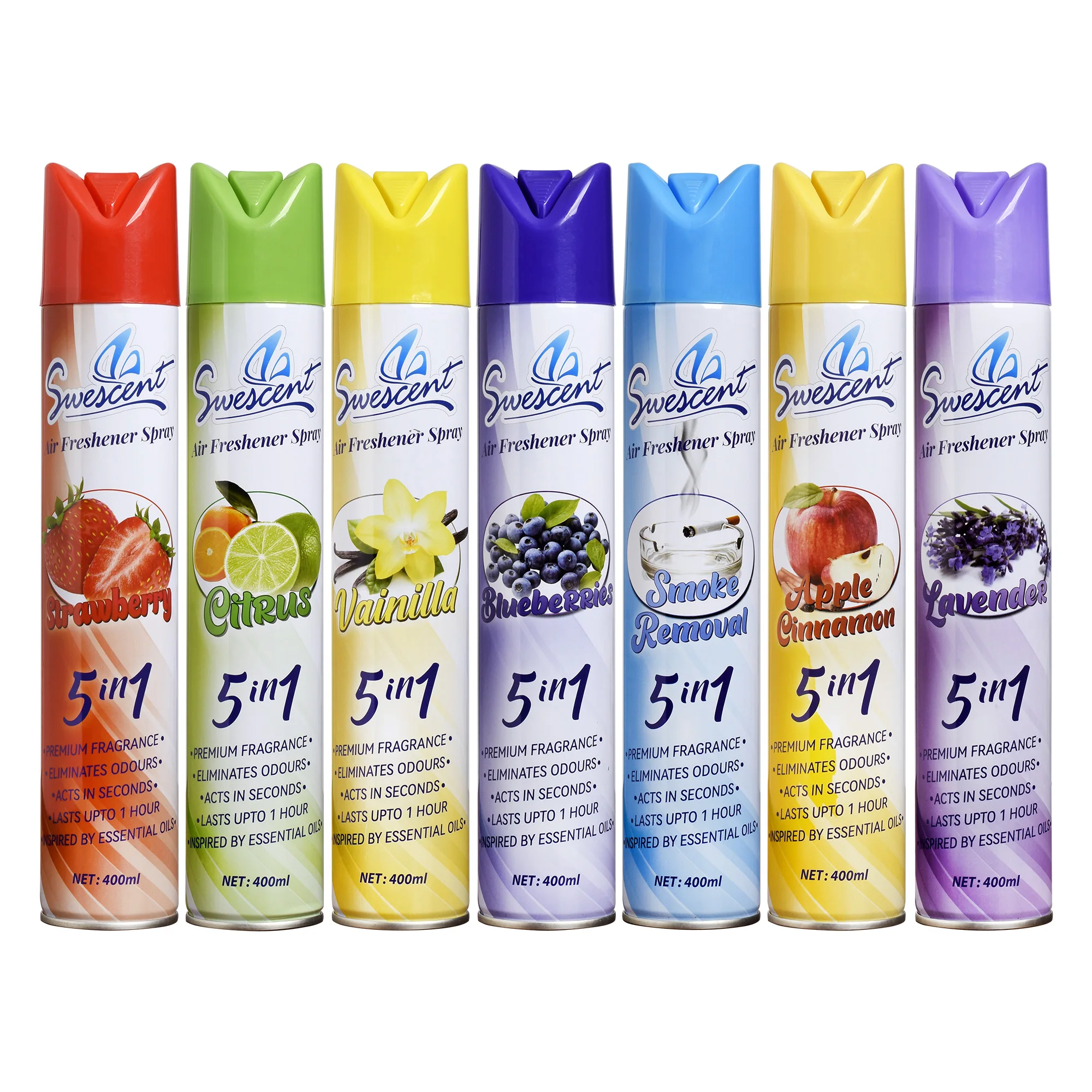 300ml Customized Effective Formula Fragrance For Car and Room Use Lavender Air Freshener Aerosol Spray