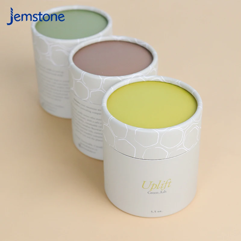 High Quality Cylinder Box Paper Tube For Cosmetics Custom Candle Box Round Packaging Gift Box