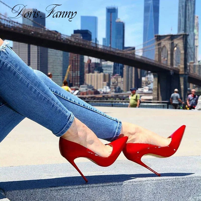 
Formal shoes women red customize sole pointed toe stiletto shoes women ladies dress shoes 