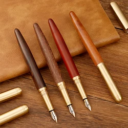 Huali ebony rosewood chicken wing wood Manufacturers Cello New luxury fountain pen precious wooden pen With Customized Logo