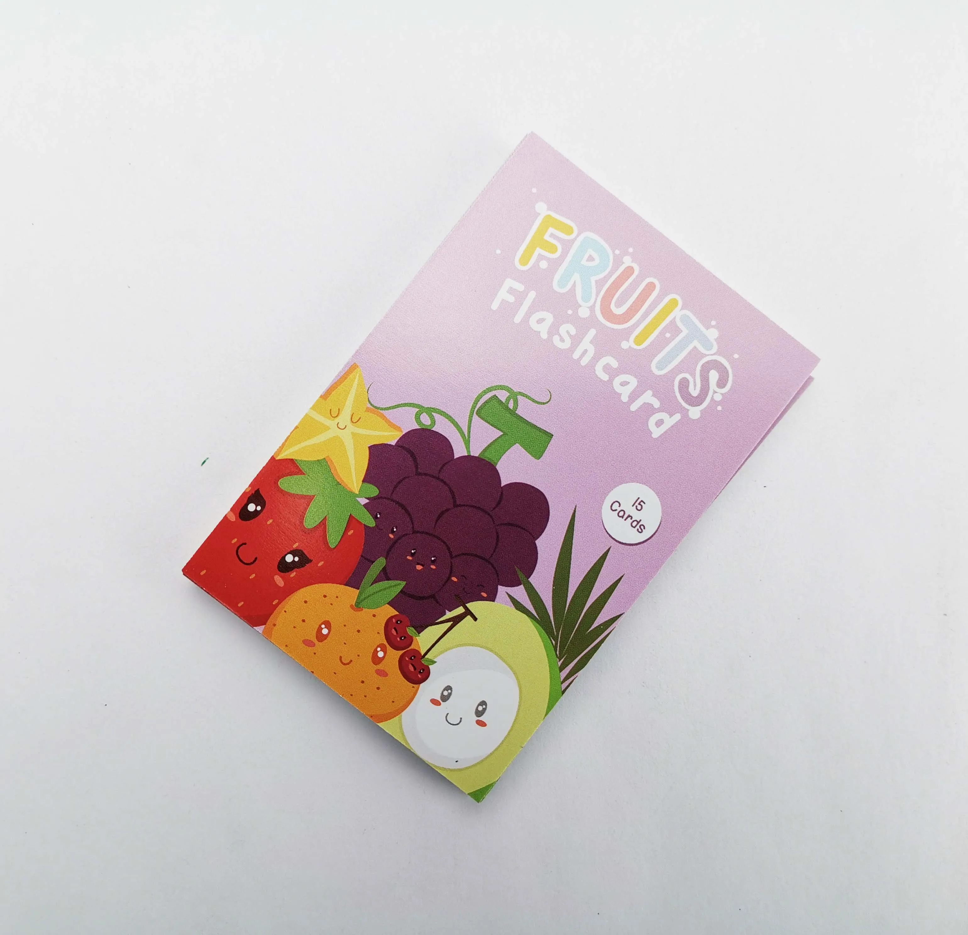 CPC custom eco friendly  double sided early educational learning idioms card toys