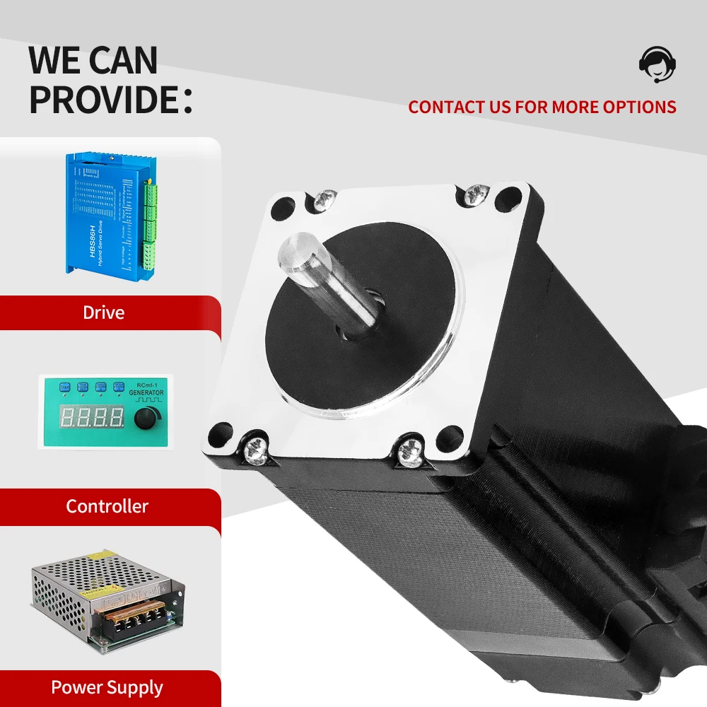 Kaihong 57*57*100+22mm 24v 3.1N.M Nema 23 Hybrid Stepper Motor Closed Loop With Encoder Kit For Cnc/Robot Machine