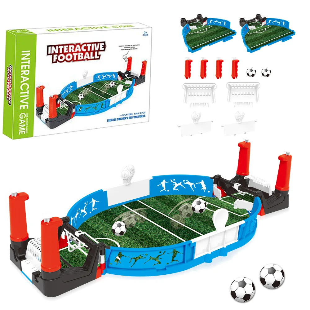 Hot Sale Indoor Family Sport Toy Mini Hand Foosball Tables Football Board Game tabletop