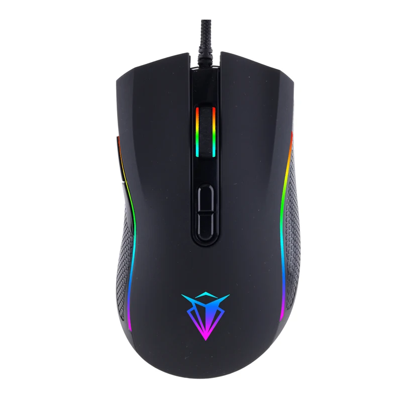 Заводская Проводная игровая мышь с программируемой RGB подсветкой USB 7D PMW3360 программным обеспечением для