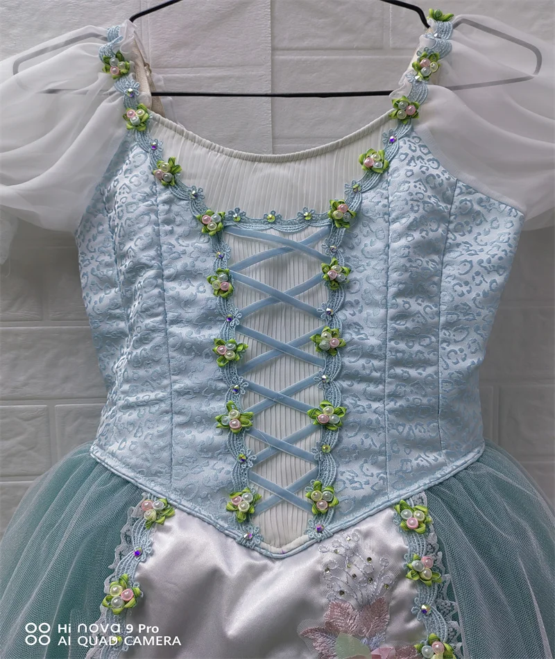 New Jacquard fabric Professionally performed ballet skirt .Romantic dress-10