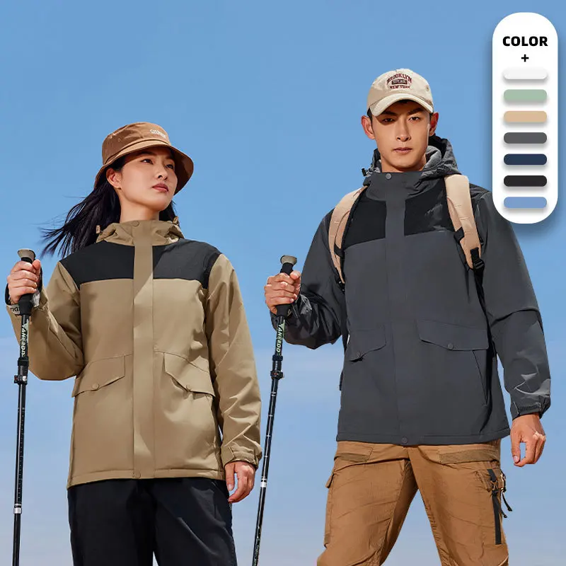 AOLA  Men WinterJakcet Windbreaker Rain Jacket Water Resistant Hiking Lightweight Raincoat for Running Fishing Waterproof Jacket