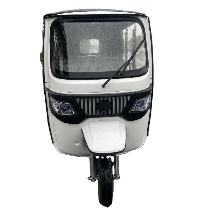 2024 New Design Taxi Tuk Tuk Adult Tricycle 3 Wheel Rickshaw Fuel Tricycles