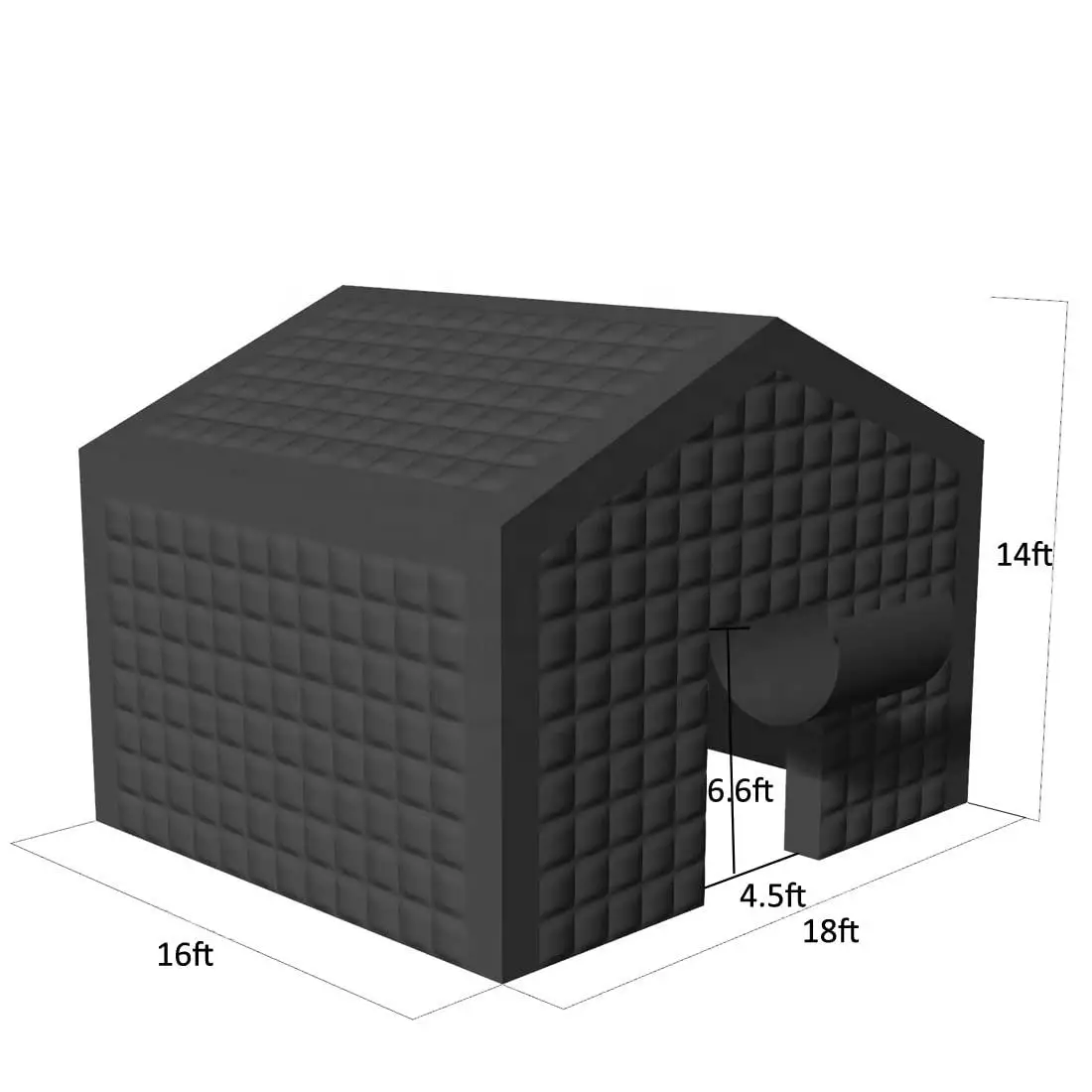 Backyard Oxford Cloth or PVC Material Inflatable Night Club Tent Party Inflatable With Disco Light Inflatable Nightclub