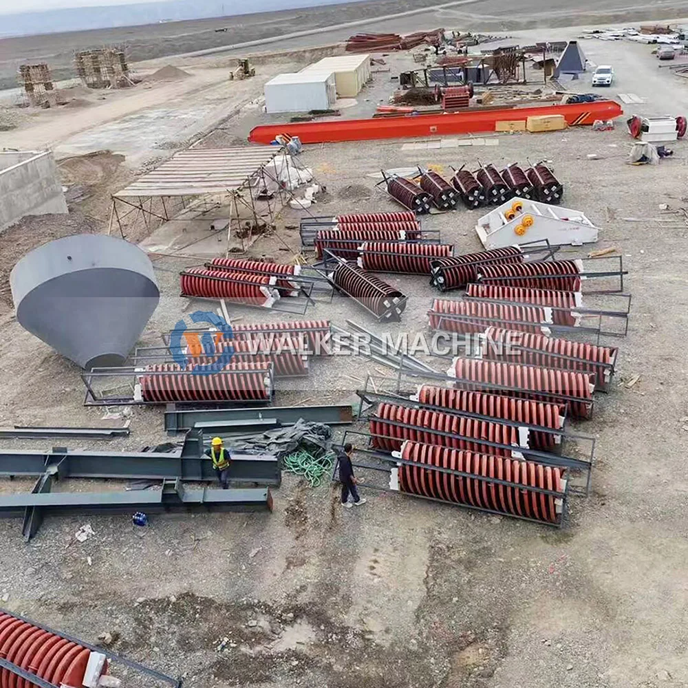 Chromite Gravity Spiral Chute Machine Coltan Iron Tin Spiral Concentrator for Sale