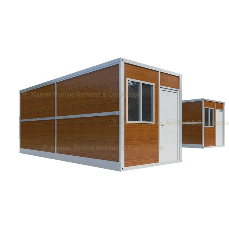 40ft foldable easy assemble container portable house luxury prefabricated home 3 room prefab house store