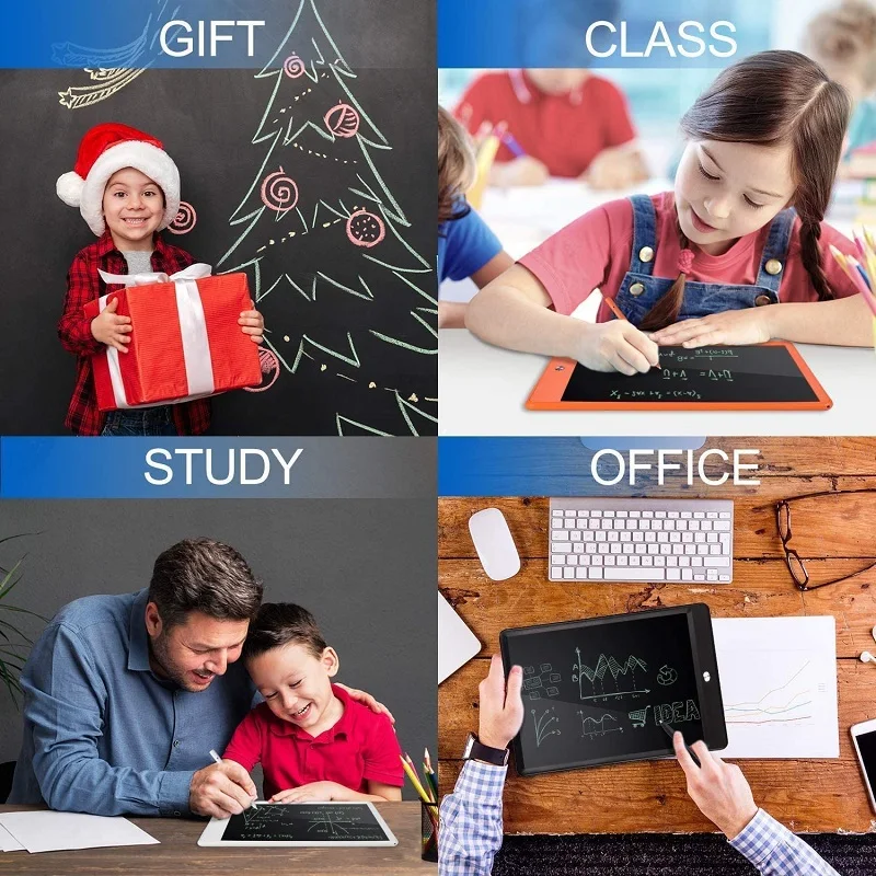 
2021 hot selling 8.5 inch kids writing erasable digital notice electronic smart board 