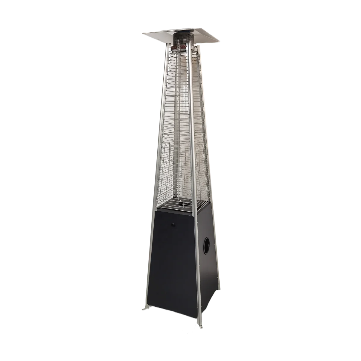 Outdoor Gas Patio Heater Wheeled Standing Tower Heater