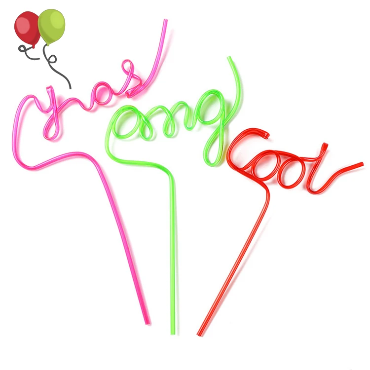 Bachelorette Party PET Bride Straw | Bridal Shower Decorations & Bride to Be Gift KSC054