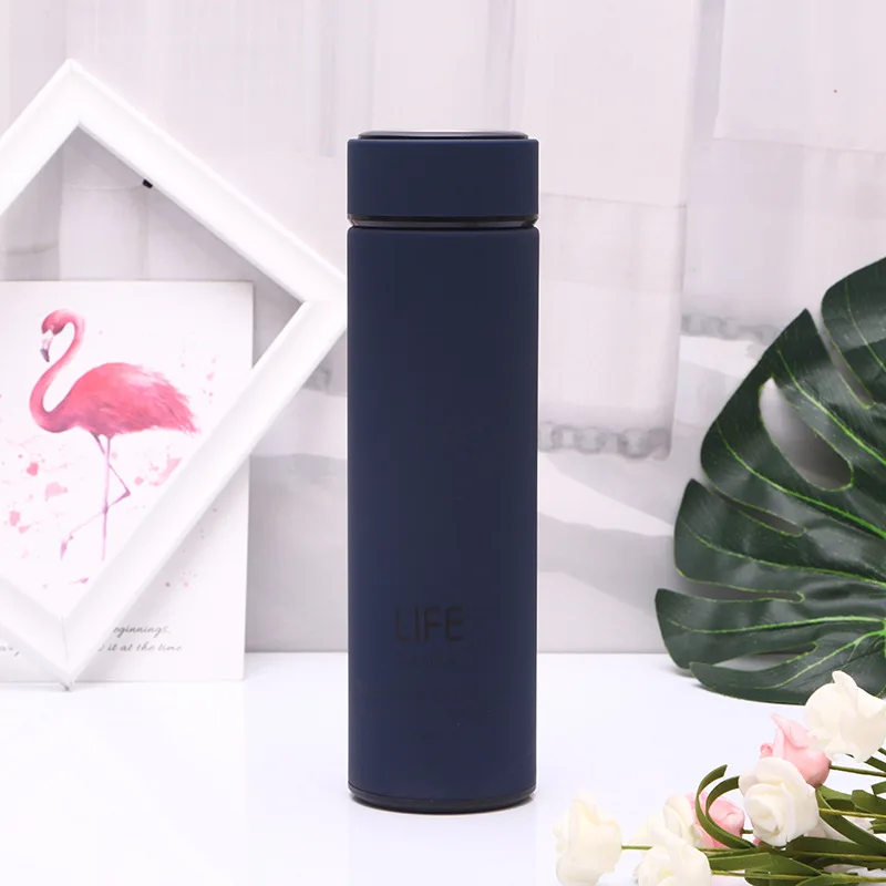 Low MOQ Vacuum 500ML Smart  Flask Led Digital Temperature Display Stainless Steel Insulated Smart Water Bottles