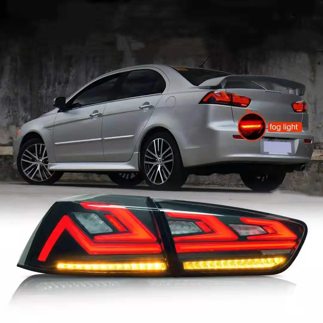 VLAND Manufacturer New style LED Taillights With Sequential Turn Car Rear Lamp 2008-2018 Tail Light For Mitsubishi Lancer EX