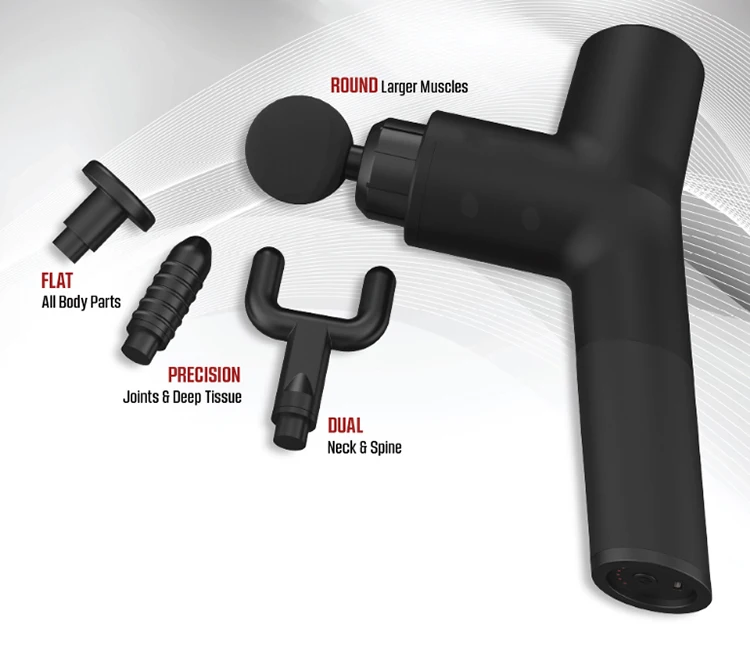 6 Speed Hyper Volt Deep Tissue Muscle Lithium Battery For Massage A Gun Usb High Quality Facial Touch And Whole Body Massage Gun