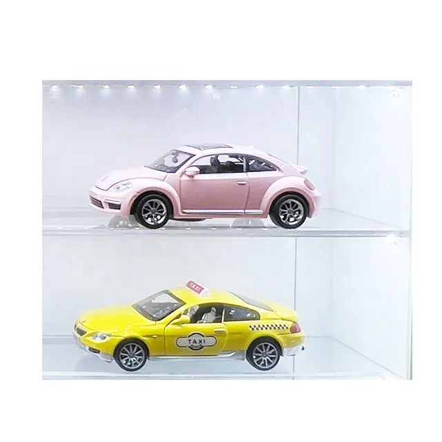 7 Inch Clear Acrylic Floating Shelves Wall Mounted Modern Display Racks