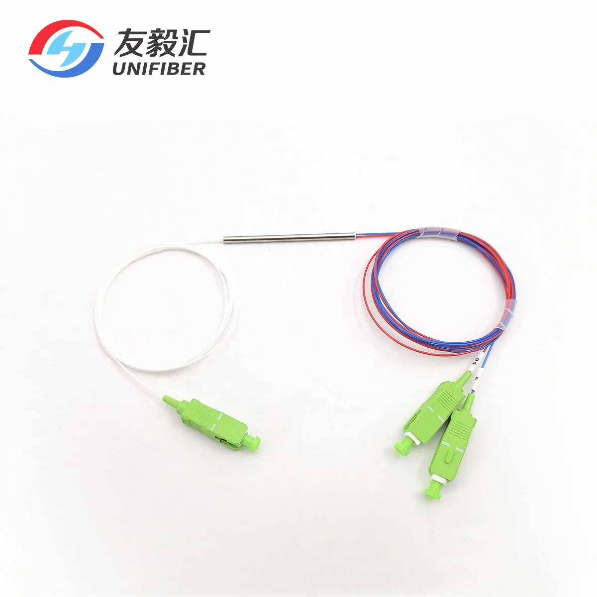1310nm/1550nm Single Mode 1x2 FBT Fiber Optic Coupler 50/50% SC/APC