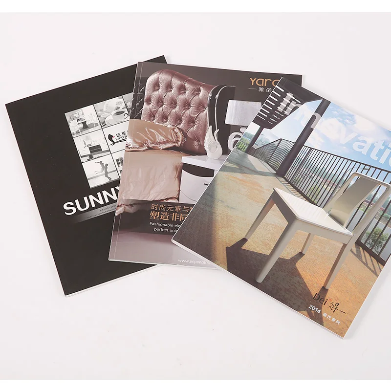 35 years Factory OEM Fancy Paper A4 Year Book & Catalogue Magazine Printing Service for Business Use
