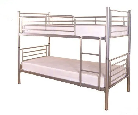 Good Quality School Dormitory Furniture Set 4-people Wardrobe Metal Frame Double Bunk Bed for Student